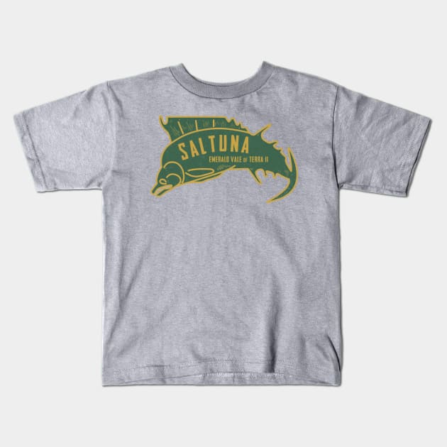 Saltuna Cannery Logo | The Outer Worlds Logo Kids T-Shirt by threadbaregaming